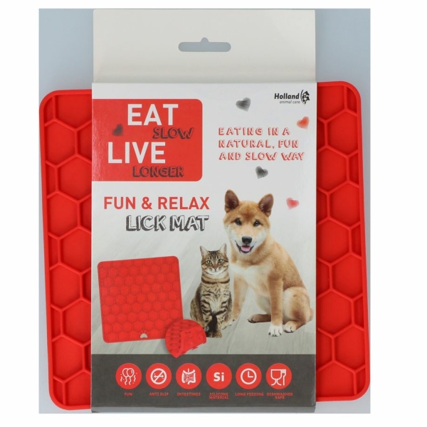 Eat Slow Live Longer Fun and Relax Lick Mat