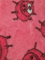 Vet Bed - 3 farbig Schweinchen - Pink