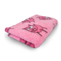 Vet Bed - 3 farbig Schweinchen - Pink