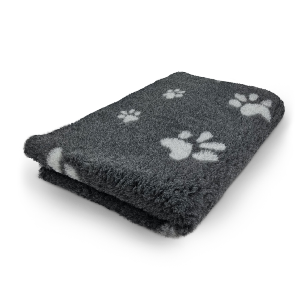 Vet Bed - 2 farbig Pfoten - Grau - Hellgrau