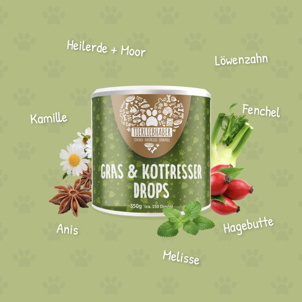 Tierliebhaber  Gras &amp; Kotfresser Drops