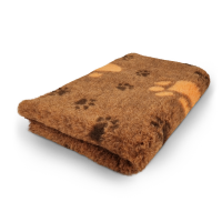 Vet Bed - 3 farbig Pfoten groß/klein - Orange -...