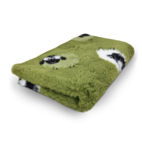 Vet Bed - Grün - mit Schafen
