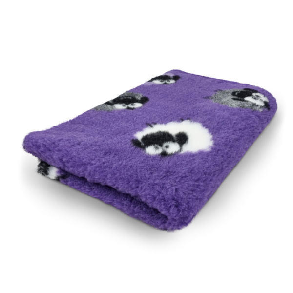 Vet Bed - Lila - mit Schafen