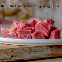 Barfgold Rindfleisch durchwachsen (gewürfelt)