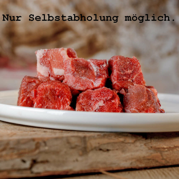 Barfgold Hirschfleisch (gewürfelt)