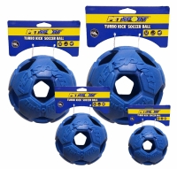 Petsport Turbo Kick Soccer Ball 6,25cm  Blau